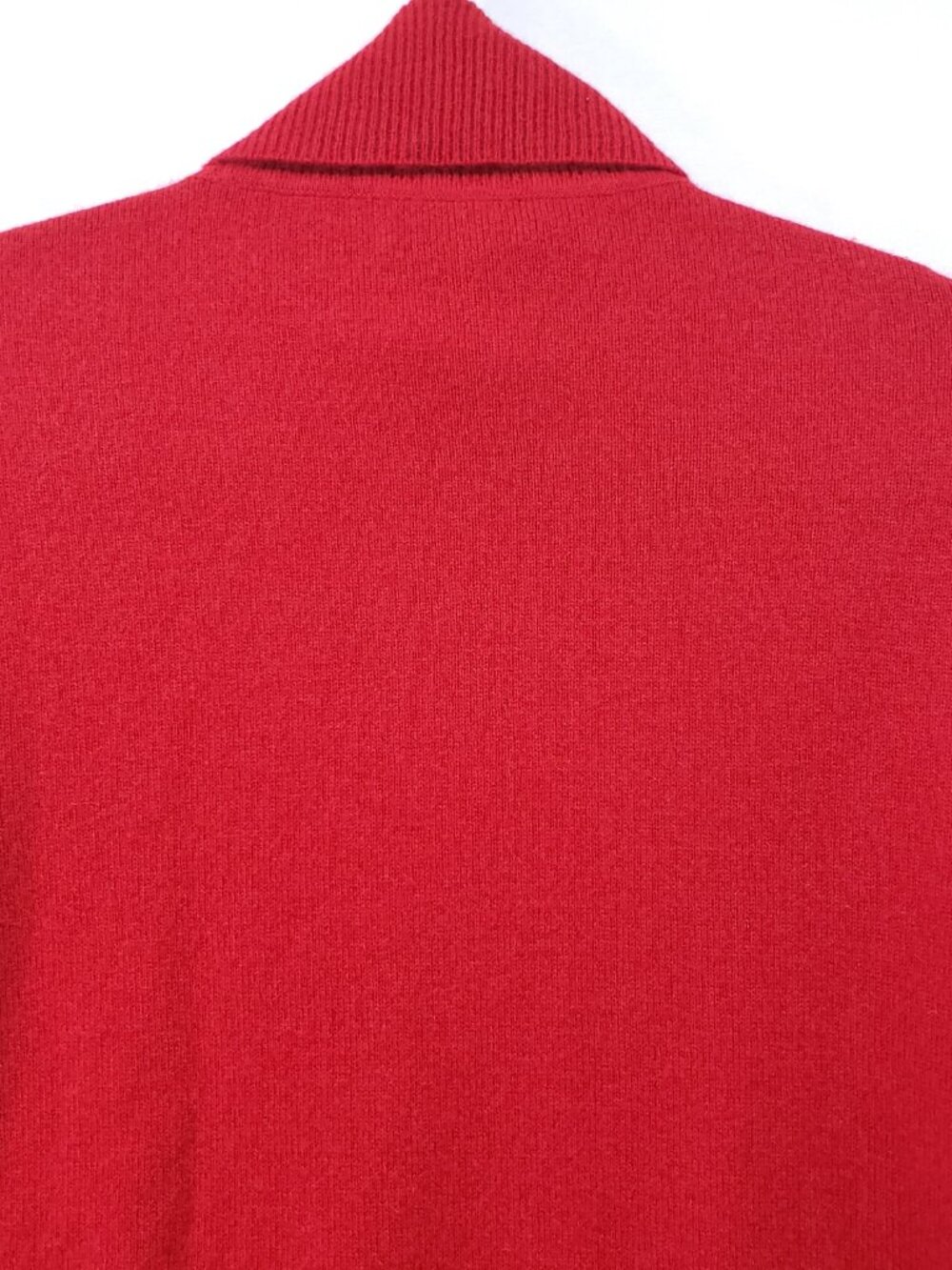 Charter Club 2 Ply 100% Cashmere Sweater Size XL Pullover Turtleneck Red Preppy - Picture 12 of 12